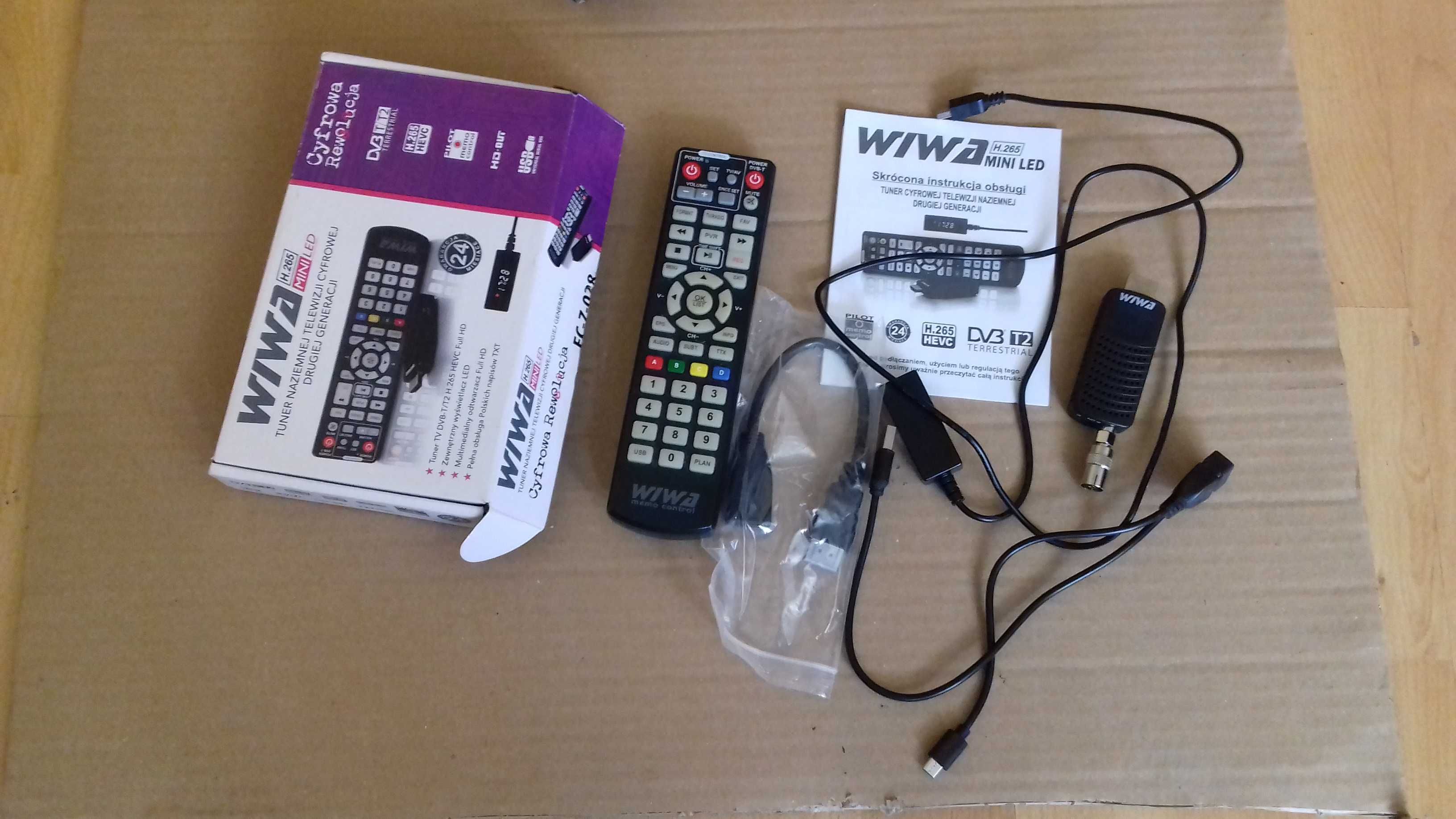 Dekoder tuner DVB T/T2 H.265 HEVC