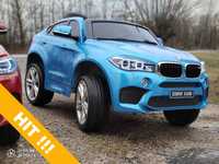 HIT! Lakierowane BMW X6M na akumulator 12V+2x45W skóra mp3 gumowe koła