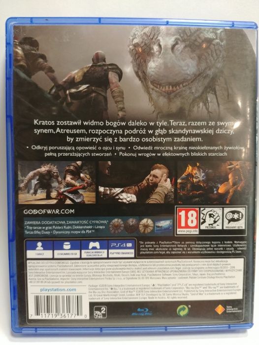 GOD OF WAR gra Ps4 (grywanda.pl)