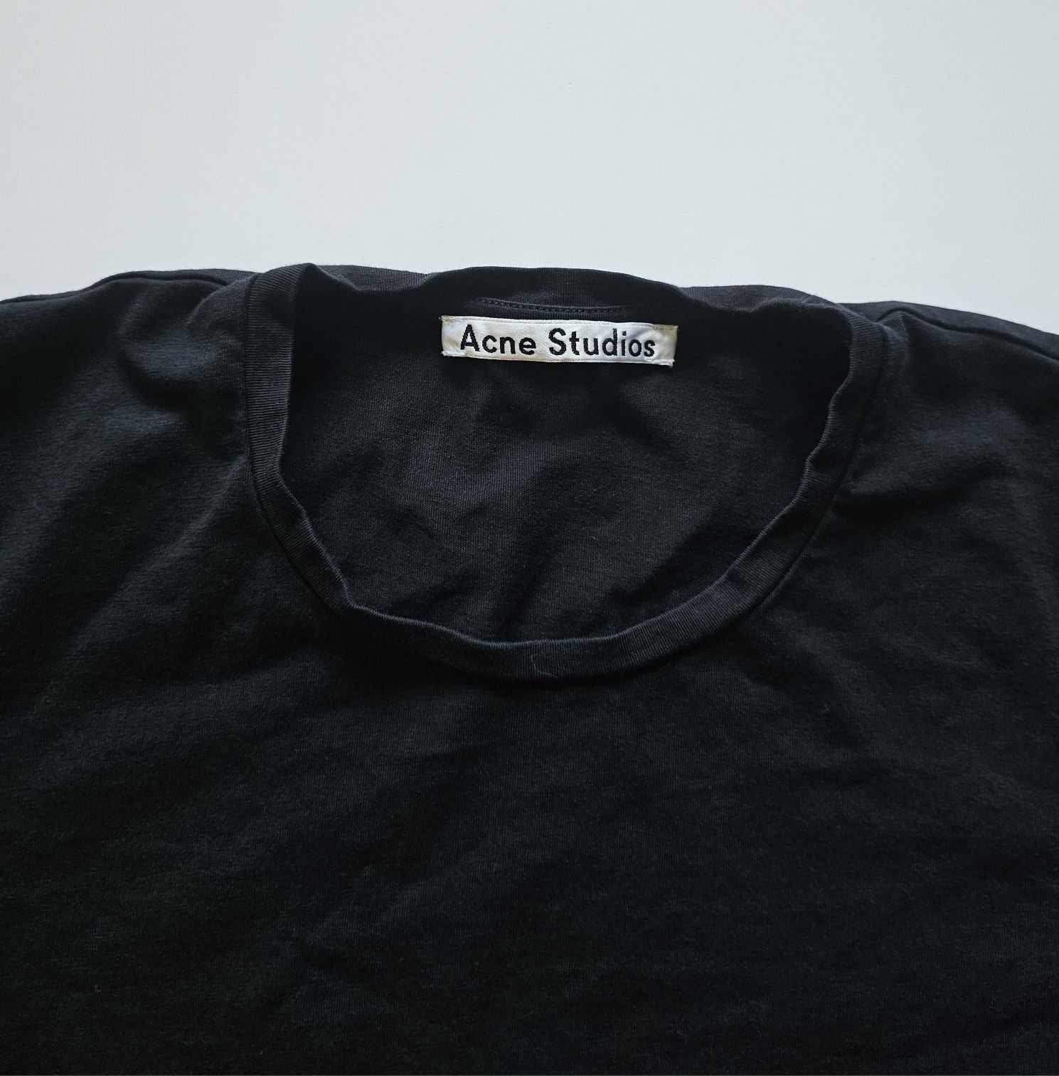 Acne Studios Bliss C Base koszulka damska M czarna basic gładka T-shir