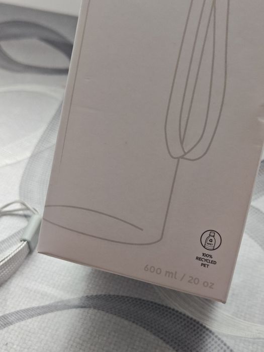 Стильная качественная бутылка для питья воды 600 мл.