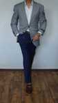 Marynarka Nowa Next Tollegno 1900 Rozmiar 42 (M/L) Kolor Szary Jasny