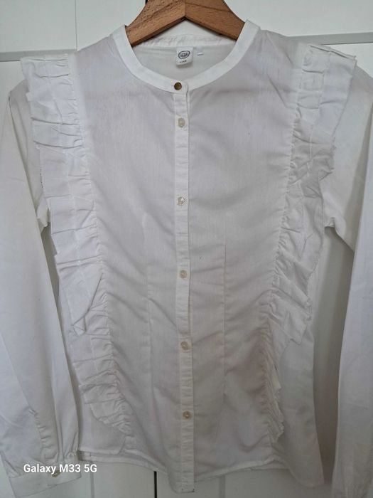 Koszula biała r 158 cool club smuk dziewczynka elegancka