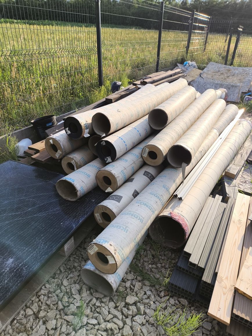 Tuby szalunkowe na słupy fundamentowe