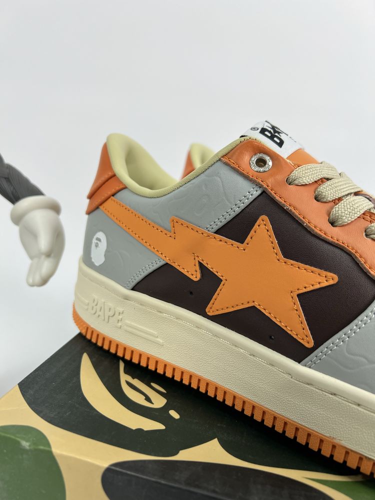 Кросівки BAPE STA Low Brown / Orange