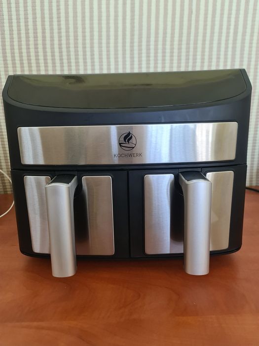 Frytkownica Frytownica Beztłuszczowa Airfryer 2× 3,5 L dwukomorowa