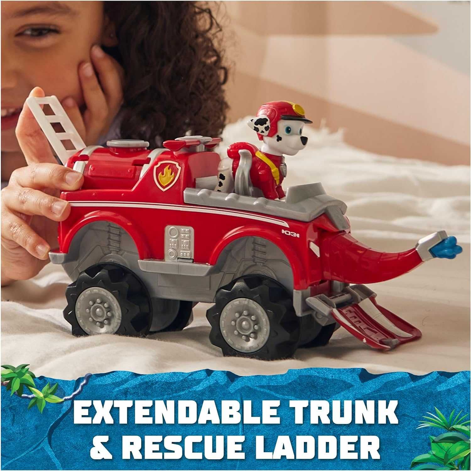 Щенячий патруль у джунглях Машина слон та фігурка Маршала Paw Patrol