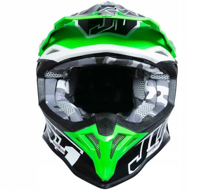 Kask kaski motocyklowy Cross Quad Motor S M L XL z homologacją  POŁYSK