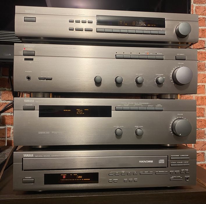 Wieża Stereo składanka Yamaha 4 elementy i kolumny