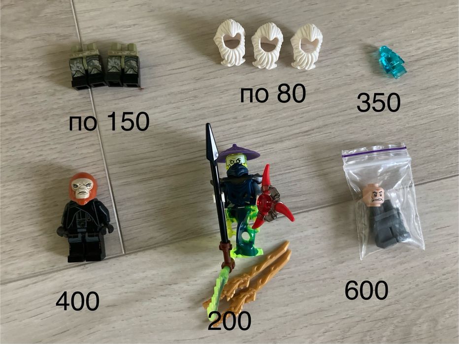 Lego Star Wars мініфігурки,деталі
