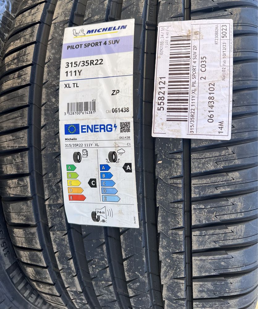 Літні шини 4шт 275/40R22 + 315/35R22 Michelin Pilot Sport 4 ZP RSC BMW