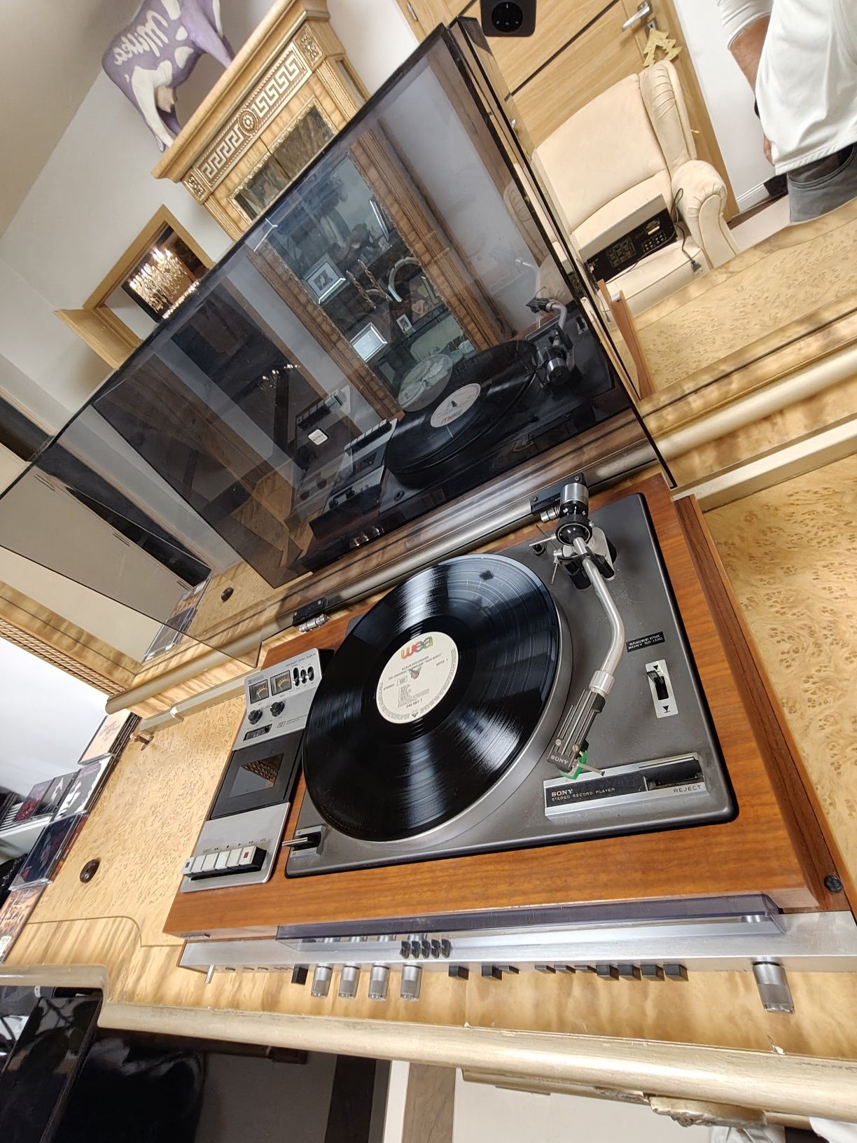 Kombajn 4w1 Sony HMK-70 gramofon wzmacniacz magnetofon radio  retro