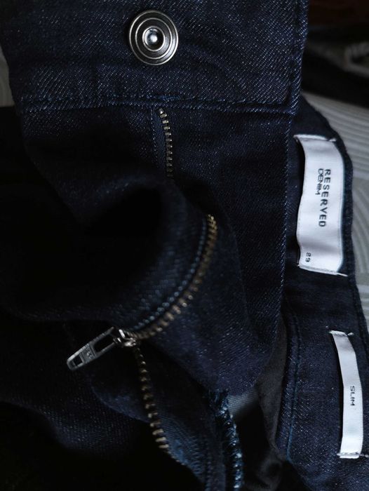 Джинсы Reserved jeans w31 stretch navy.