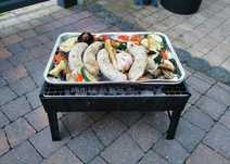 Grill Przenośny Wytrzymały Palnik w Zestawie NOWY