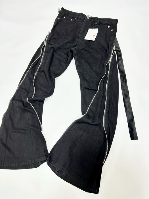 Штаны джинсы клеш flared jeans Rick Owens black opium archive erd M