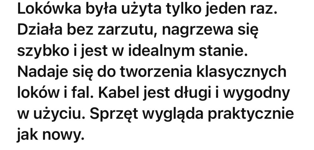 Lakówka była użyta tylko jeden raz
