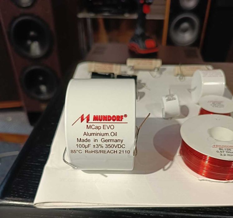 деталі для кросоверів акустичних систем Mundorf ... преміальні