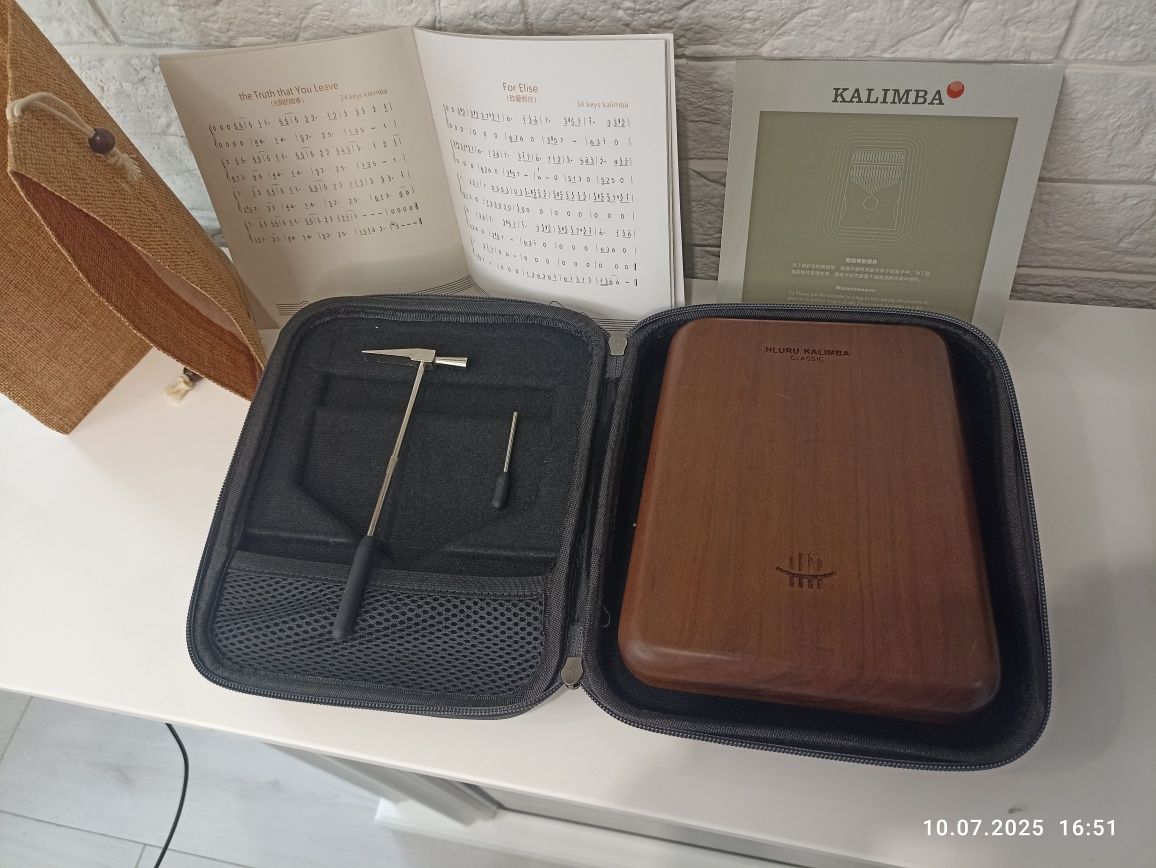 Калімба . Kalimba Hluru 34 Classic