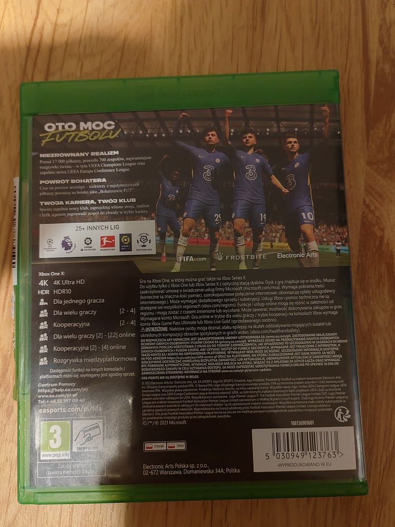 Fifa 2022 22 xbox one s x series Polska wersja