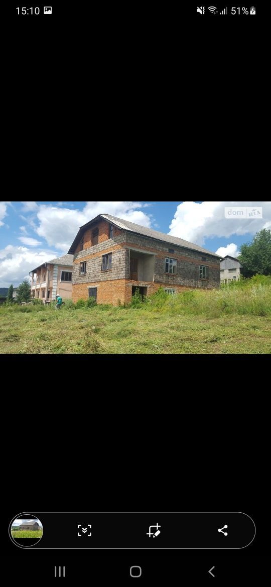 Незакінчений будинок , ціна договірна
