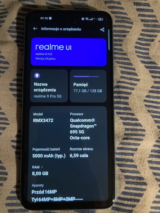 Realme  9 PRO 5G 8/128 GB