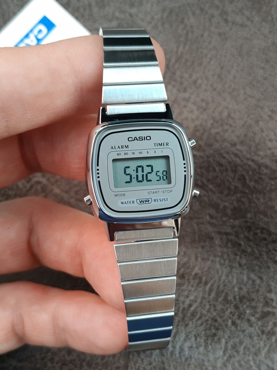 Часы женские Casio LA670WEA-7 WR 30M/3Bar Оригинал Гарантия