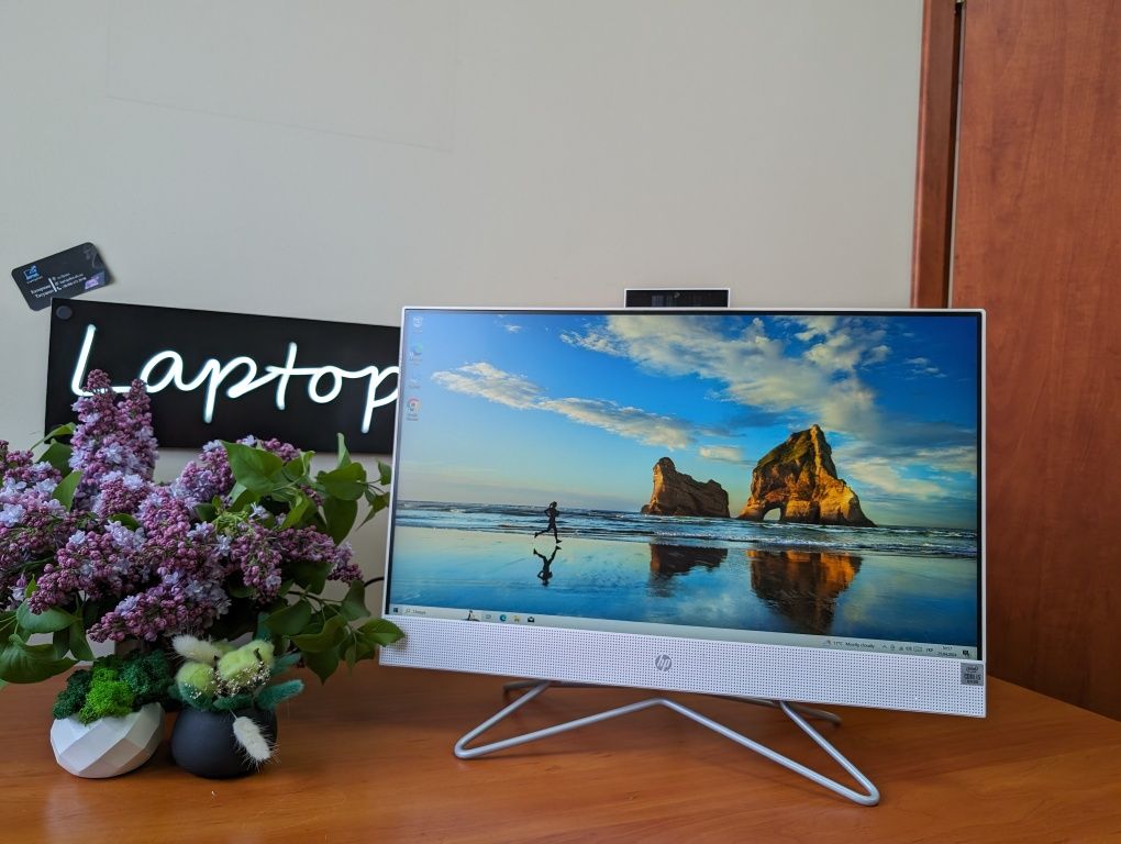 Моноблок HP 24-df0080ns/i5-10400T/24"IPS/8/512/ГАРАНТІЯ/6 ядер