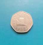Moneta 50 pensów 1984 - Guernsey (383)