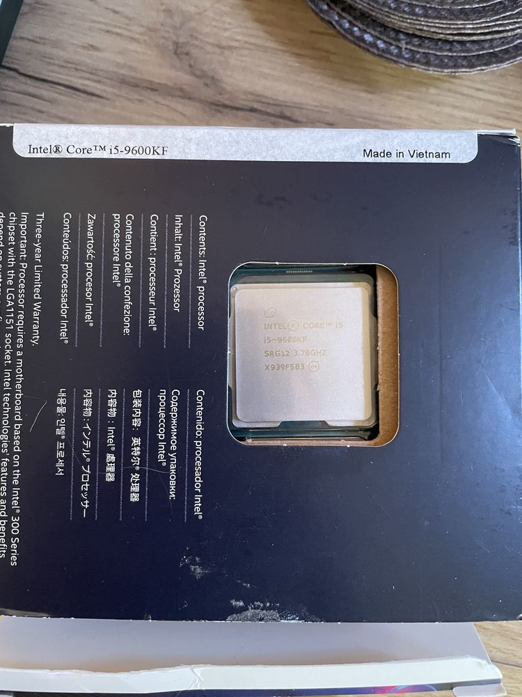 Intel Core i5-9600Kf + Gigabyte Z390 GAMING X + ram gskill 16gb 3200mh