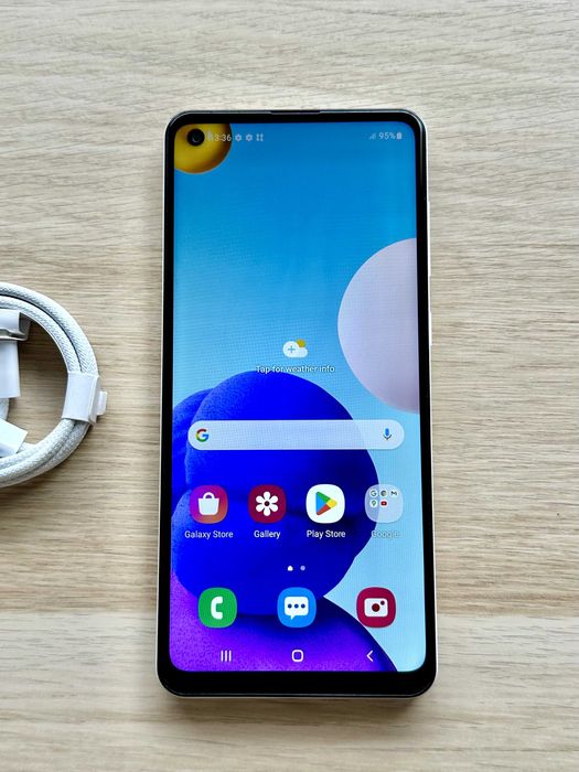 Samsung Galaxy A21s 32GB Biały – Sprawny, 30 dni gwarancji
