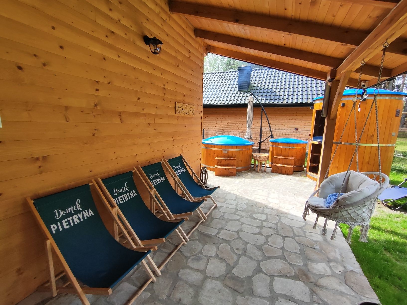 Domek letniskowy Pietryna Sauna Balia Chańcza Do wynajęcia