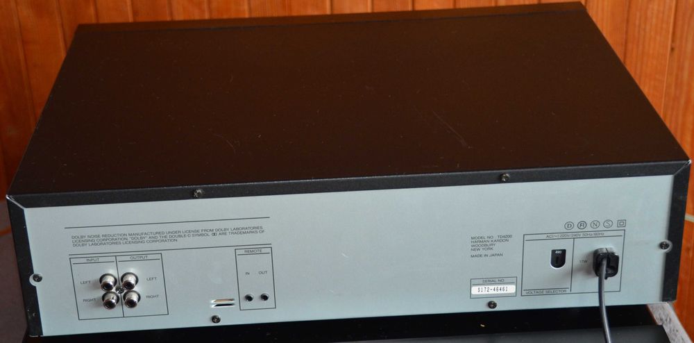 Harman/Kardon TD 4200 Magnetofon kasetowy Japan Dolby B, C