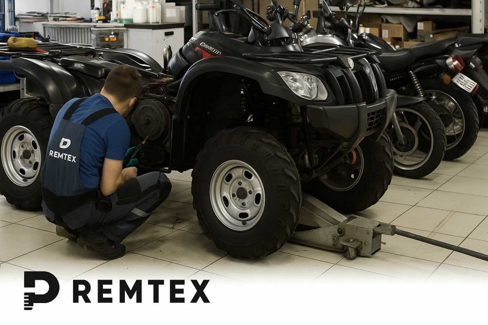 Обслуговування квадроциклів -двигун, трансмісія, електрика, ходова.