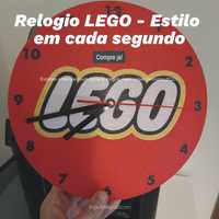 Relógio LEGO - Estilo e Diversão em Cada Segundo!