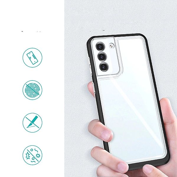 Clear 3in1 etui do Samsung Galaxy S22+ (S22 Plus) żelowy pokrowiec z r