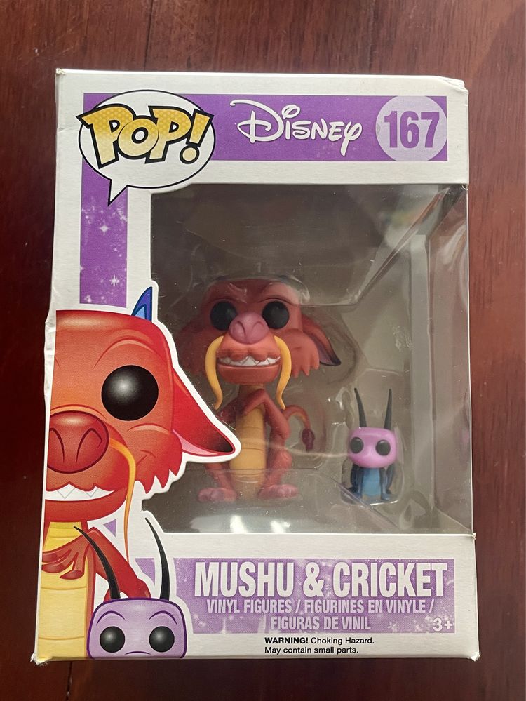 Pop disney mushu & cricket