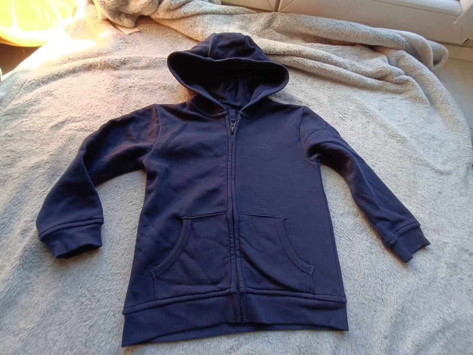 Bluza rozpinana z kapturem granatowa 104