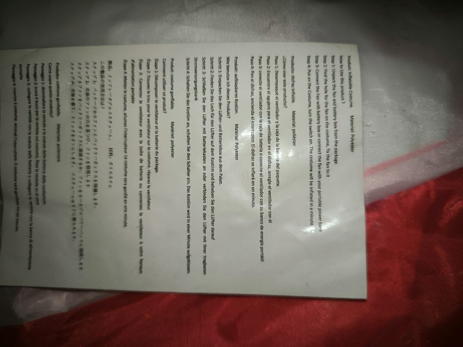 Miś polarny dmuchany kostium 2.1 metra