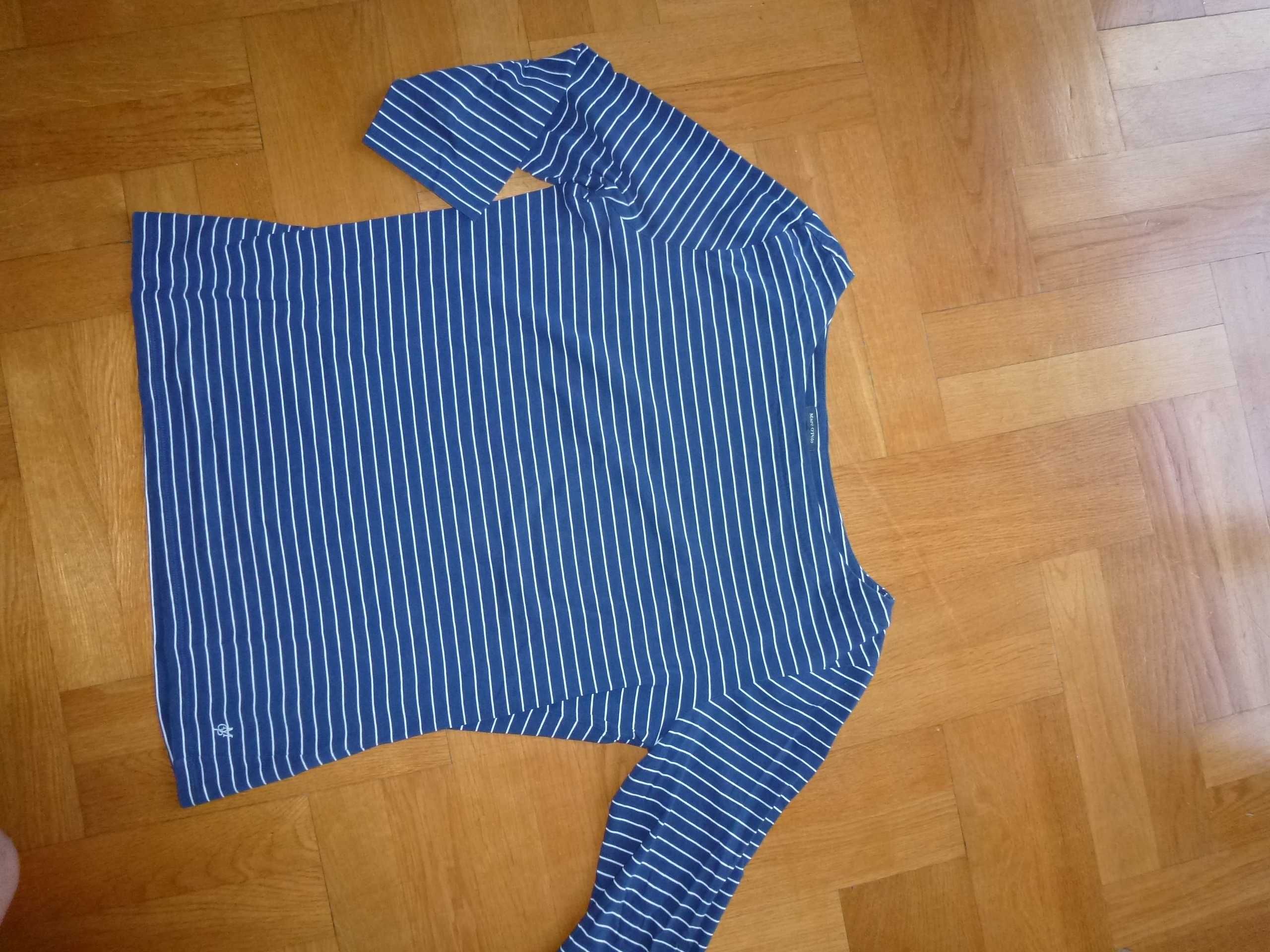 Bluzka T-Shirt Marc O"Polo granatowa w paseczki oryginalna L/XL
