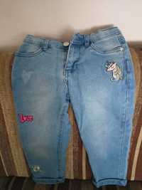 Sprzedam spodnie dżinsowe dla dziewczynki, rozmiar 98
