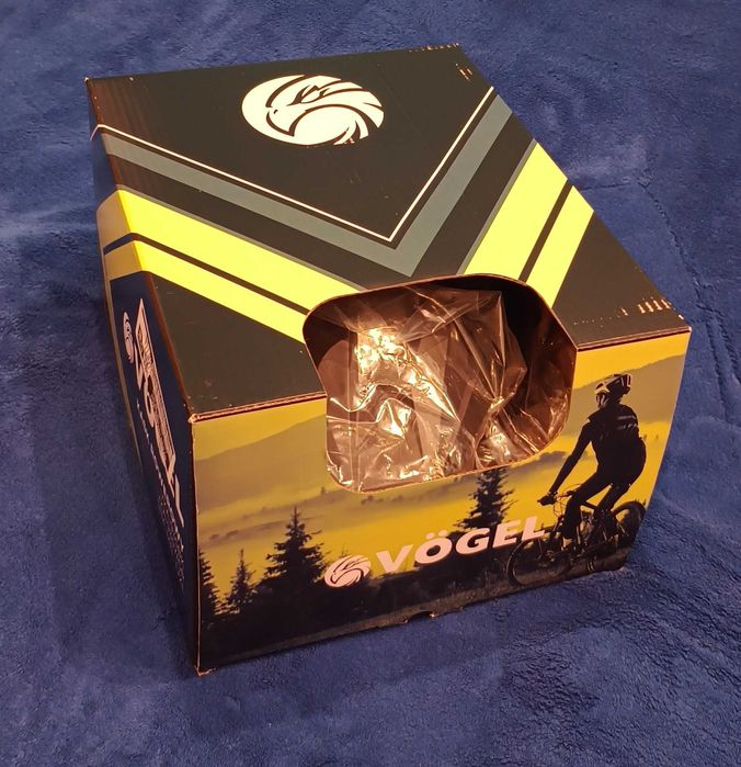 Nowy nieużywany Kask rowerowy VÖGEL VKA-935BK Czarny MTB (rozmiar S/M)