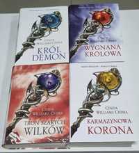 SIEDEM KRÓLESTW Tron szarych wilków Karmazynowa korona Chima 1-4