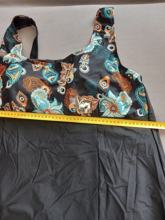 Strój kąpielowy z tuniką duży rozmiar