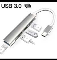 Hub extensor USB-c para usb 3.0