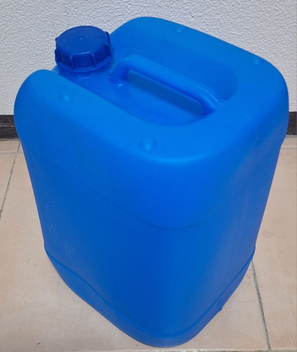 Bidon de 20l azul e branco