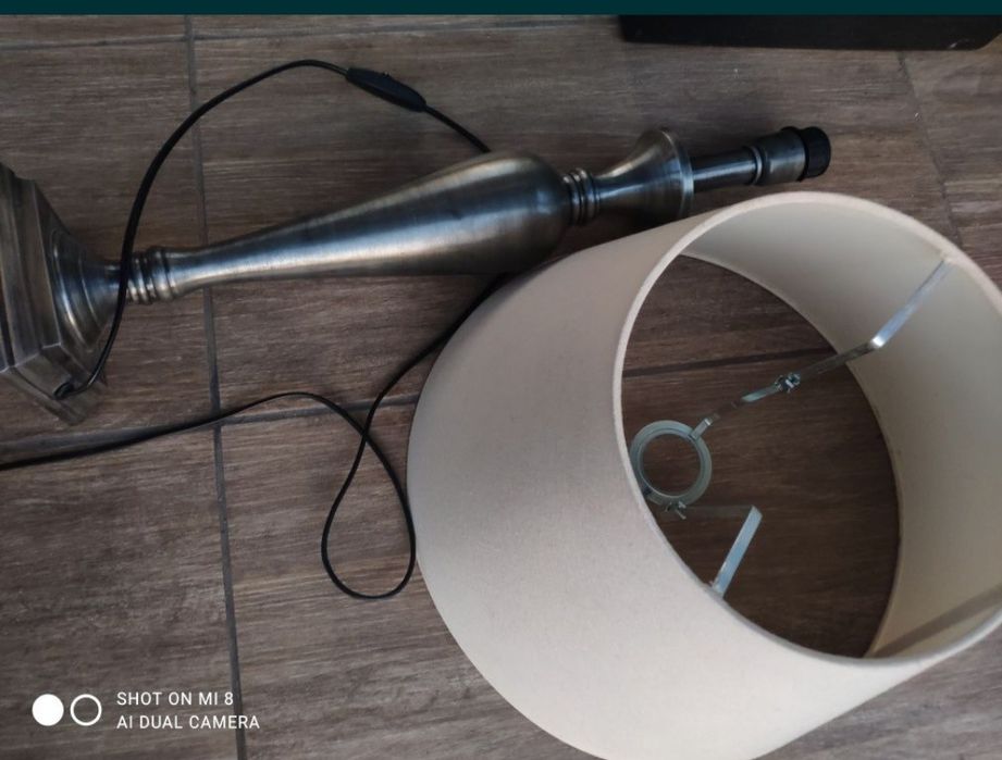 Lampa stołowa retro vintage