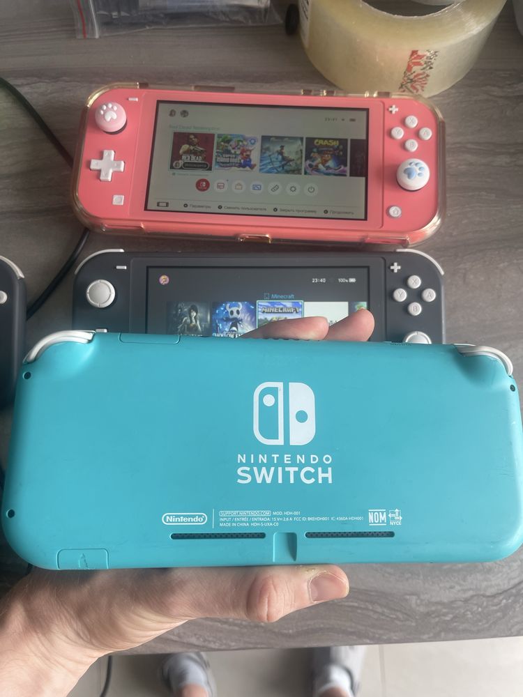 Nintendo switch lite  з іграми