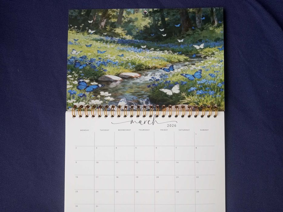 Zestaw 2 kalendarzy 2026 biurkowy i ścienny