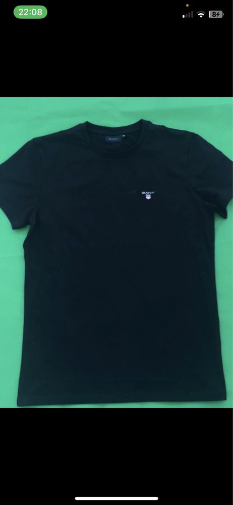 T-Shirth Gant Preta