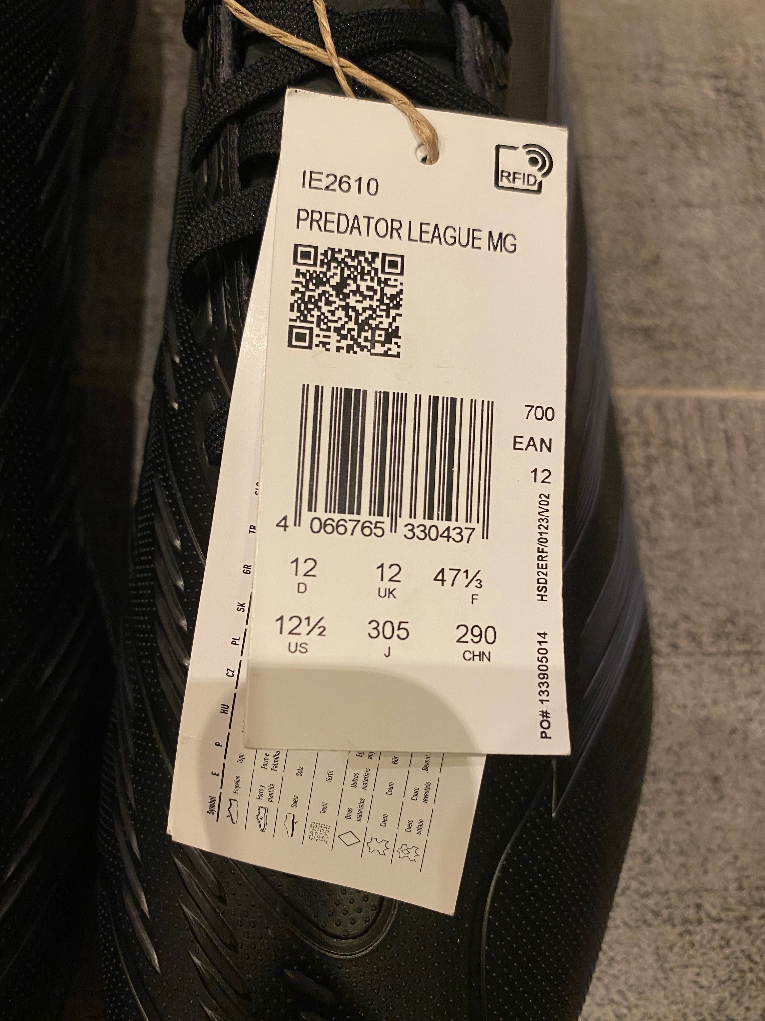 NOWE Z METKĄ Adidas Predator 46 r 30 cm MG korki buty piłkarskie copy
